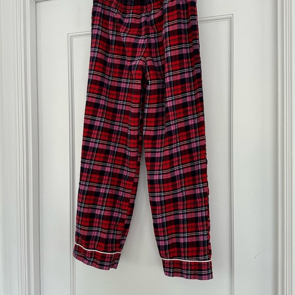Gap Red Plaid Pajama Bottoms Gap Flannel Pajama Bottoms Womens XS - Picture 2 of 5